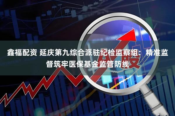 鑫福配资 延庆第九综合派驻纪检监察组：精准监督筑牢医保基金监管防线
