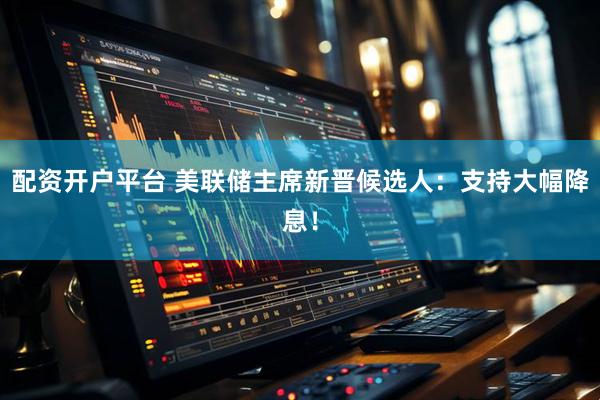 配资开户平台 美联储主席新晋候选人：支持大幅降息！